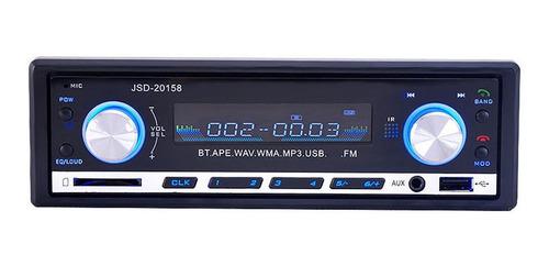 Radio Reproductor Para Vehiculos Mp3 Bluetooh Sd Usb