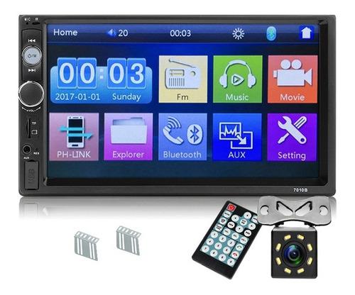 Reproductor 2 Din 7 PuLG Buetooth Pendrive Camara Sd Tienda