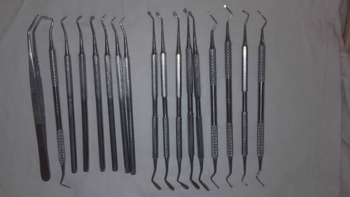 Set De 17 Piezas Herramientas Odontológicas