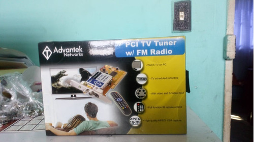 Tarjeta 3 En 1 Advantek Tv Tuner Capturadora Video Radio Fm