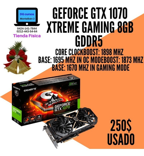 Tarjeta De Video Geforce Gtx  Xtreme Gaming 8gb (200)