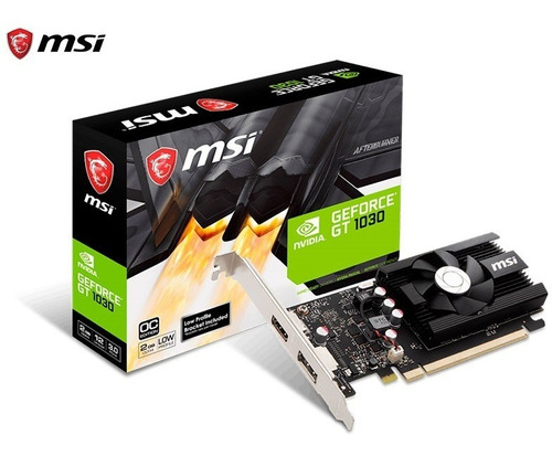 Tarjeta De Video Msi Geforce Gt gb Ddr4 64bit *110*