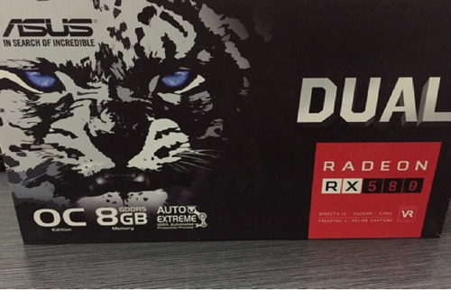 Tarjetas De Video Radeon Asus Rx 580 Oc 8 Gddrs Gb