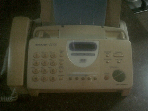 Telefono Fax Marca Sharp Ux300 Usado Es Foto Copiadora Perfe