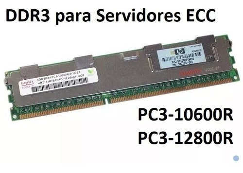 4gb Ddr3 Ecc Pcr Reg  Memorias Server Hp Dell Ibm