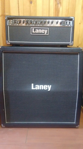 Amplificador Guitarra Laney Lh50 Y Gabinete Laney Lv412a