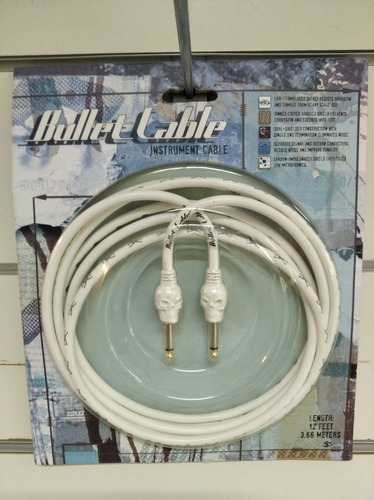 Cable Bullet Para Instrumentos 3,6 M Con Diseño