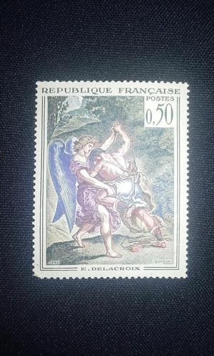 Estampilla De Francia Republica De Francia Delacroix 25 Vrds