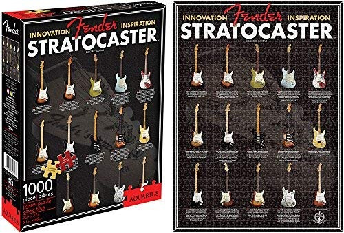Fender Stratocaster Rompecabezas  Piezas Aquarius Puzzle