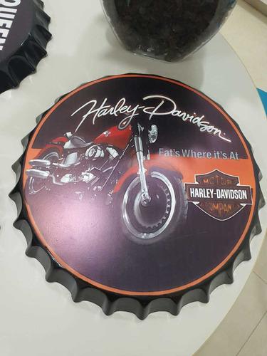 Harley Davidson.chapa Decorativa.35 Verd