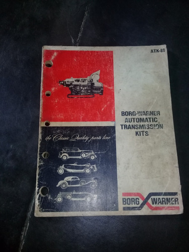 Libro Catalogo 10 Borg Warner Kit Cajas Automaticas Atk 80