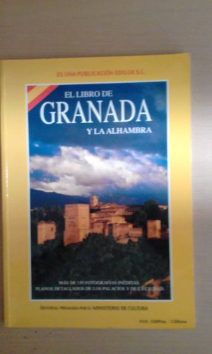Libro Granada Y La Alhambra Precio Remate En La Descripcion