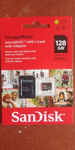 Memoria Micro Sd 128 Gb Sandisk Clase 10