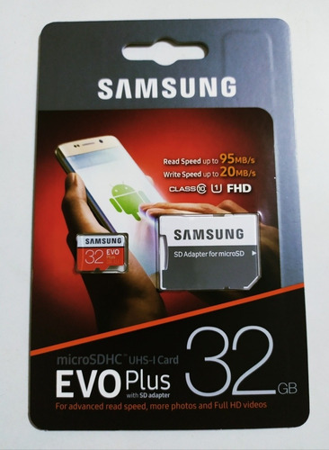 Memoria Micro Sd 32 Gb Marca Samsung