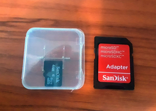 Memoria Micro Sd 4gb + Adaptador