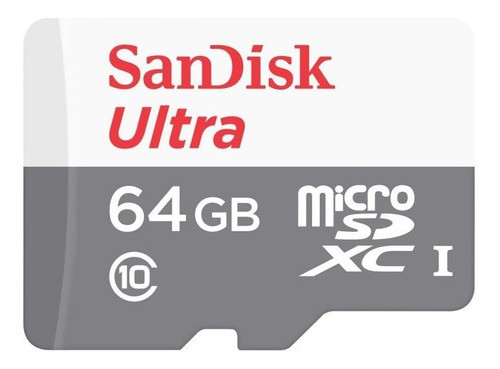 Memoria Micro Sd 64gb Sandisk Ultra 80 Mb/s Microsd Original