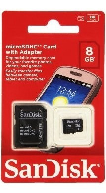 Memoria Micro Sd 8gb Sandisk Original