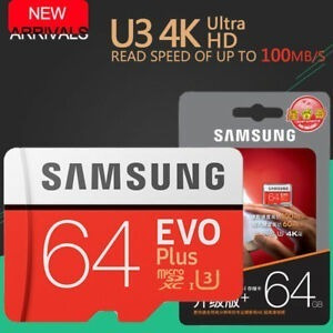 Memoria Microsd 64gb Samsung 100mb/s Class-10 4k Uhs-i (15d)