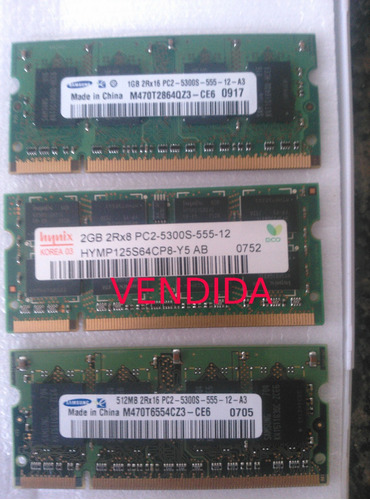 Memoria Ram Ddr2 Samsung 512mb - 1gb
