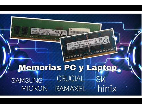 Memorias Ram Para Pc Y Laptop 4gb Y 8gb Samsung