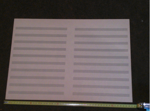 Papel Para Partituras Y Score (cartulina Opalina)