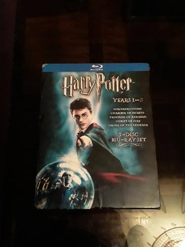 Pelicula Blu Ray Box Set De Harry Potter Años 1-5