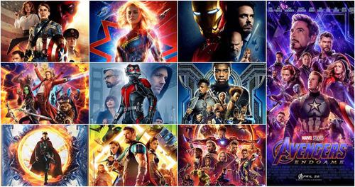 Peliculas Saga Marvel Y Dc Comics Full Hd Combo 10 Titulos