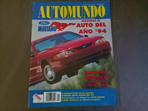 Revista Automundo Articulo 4 Ford Mustang