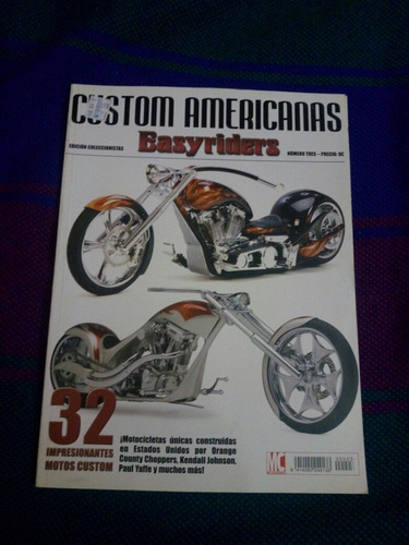 Revista De Motos Customs Americana Easy Riders