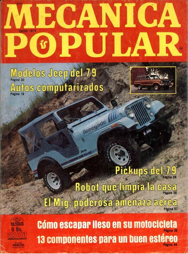 Revista Mecánica Popular (enero De )