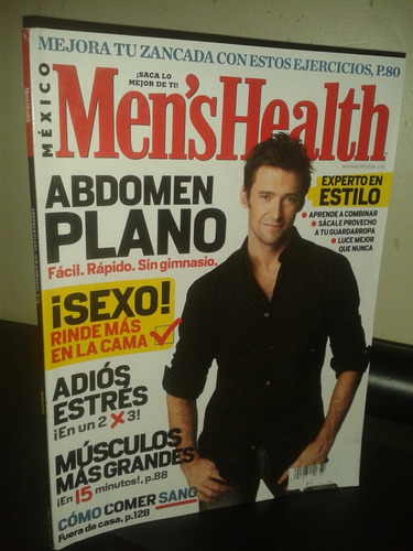 Revista Wolverine Mens Health Mexico Año  Gym Fitness