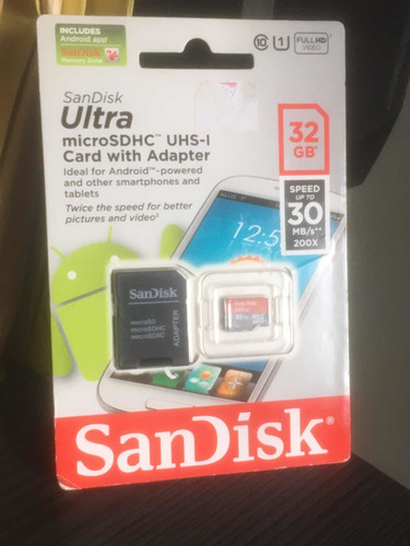 Sandisk Microsdhc 32gb Nueva!