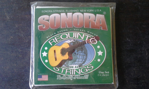 Set Cuerdas Requinto Sonora Made In Usa Nuevo Sn v)