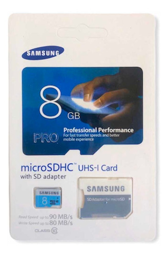 Tarjeta De Memoria Micro Sd 8 Gb Samsung - Hc