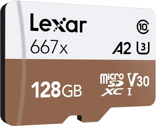 Tarjeta Lexar Professional 667x Microsdxc Micro Sd 128gb