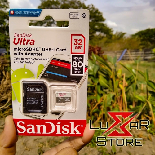 Tarjeta Micro Sd 32gb Sandisk Clase 10