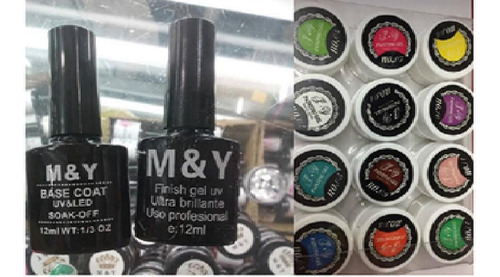 Base, Esmalte, Finihs Gel M & Y Más Paiting Gel