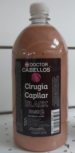 Cirugía Capilar Black Doctor Cabellos. Paso 2. 1lt. E.l. 3