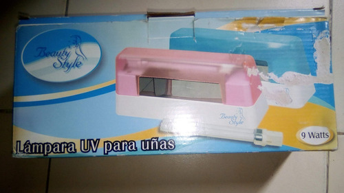 Lápara Uv Para Uñas Doble Lámpara 9 Watts 15 Vds Min