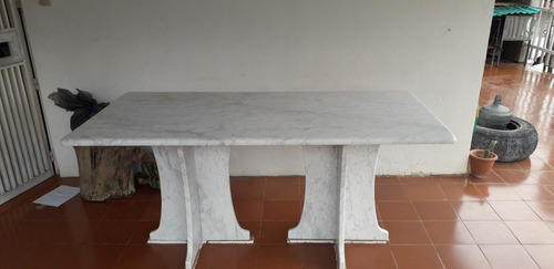 Mesa D Marmol Carrara Italiana Importada 1,80cm Largo X 90cm
