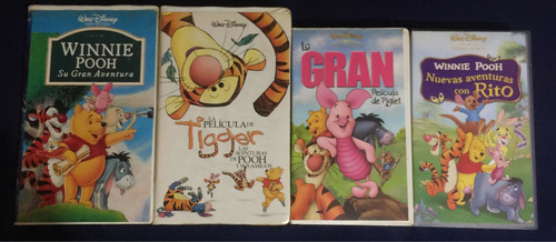 Película Winnie Pooh Disney Originales Vhs Colección
