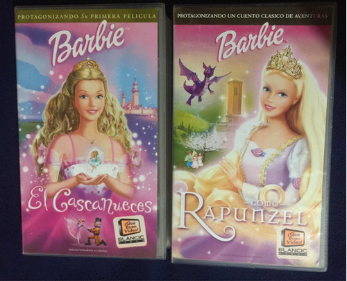 Películas Barbie Originales Vhs Colección Vintage
