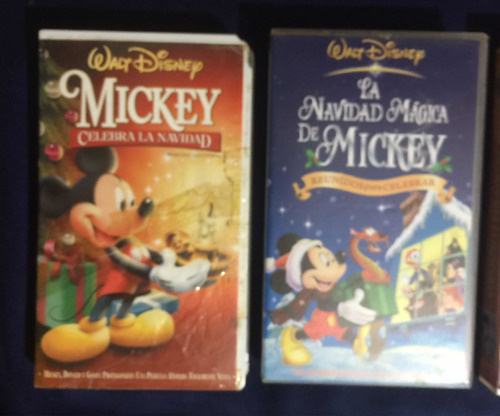 Películas Navidad Disney Mickey, Winnie Pooh Vhs Originales