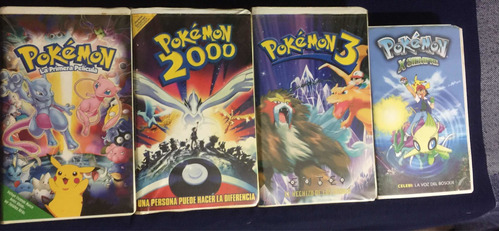 Películas Pokemon Originales Vhs Colección Vintage