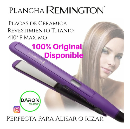Plancha Remington S Ceramica 100% Original
