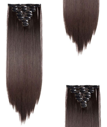 Set 8 Cortinas 26 Pulgadas Extensiones Cabello