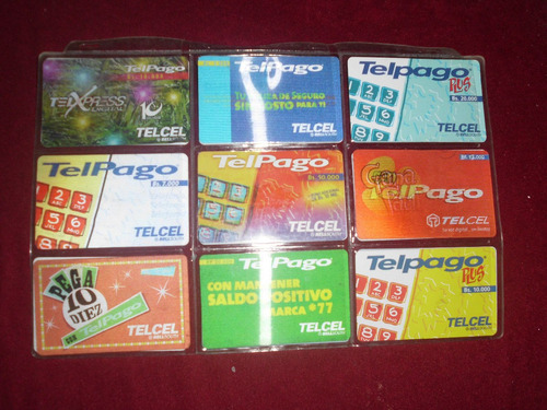 Targetas Tlfs Colecciones Telcel Varias