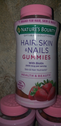 Vitamina Hair, Skin And Nails 230 Gummies Nature's Bounty