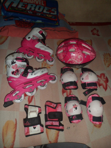 Barbie Patines En Línea - Ajustables Y Negociables X 35 Vds