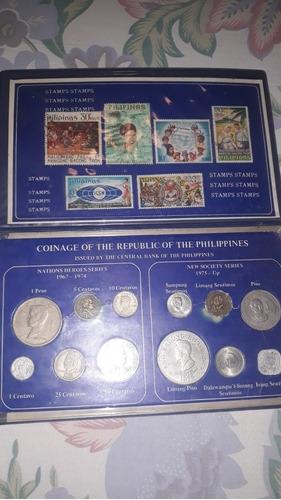 Coleccion De Estampilla Y Moneda De Philippina